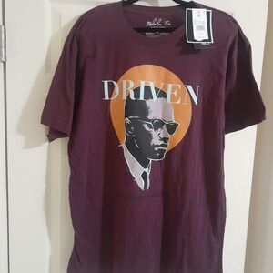 Driven Graphic T-Shirt - Maroon